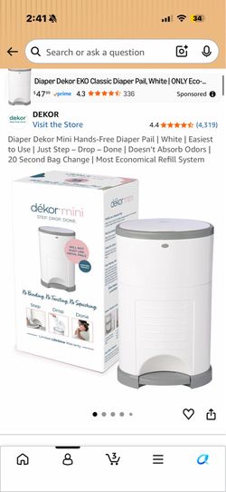MINI Dekor Diaper Pail
