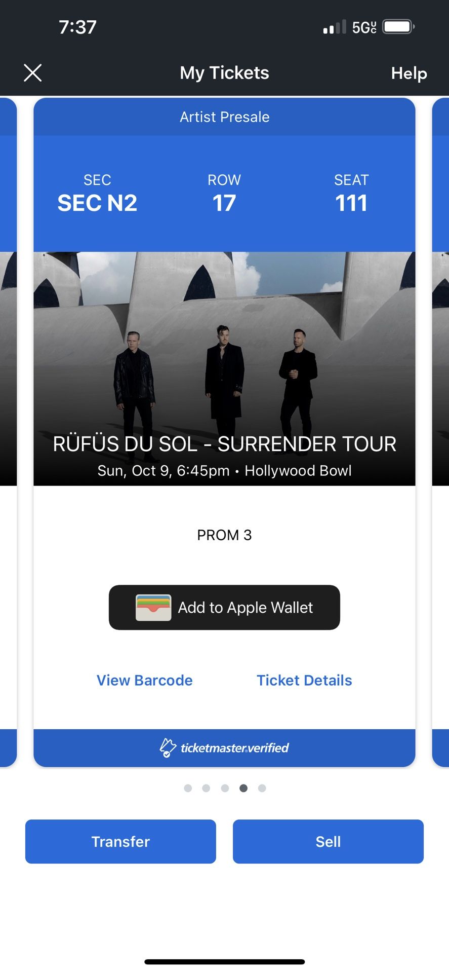 Rüfüs du sol setlist from hollywood bowl in hollywood, ca on oct 9, 2022 with curtis harding. 6 Rufus Du Sol Tickets Hollywood Bowl 200ea for Sale in Redondo