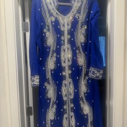 Beautiful Formal Blue Sequence Gown