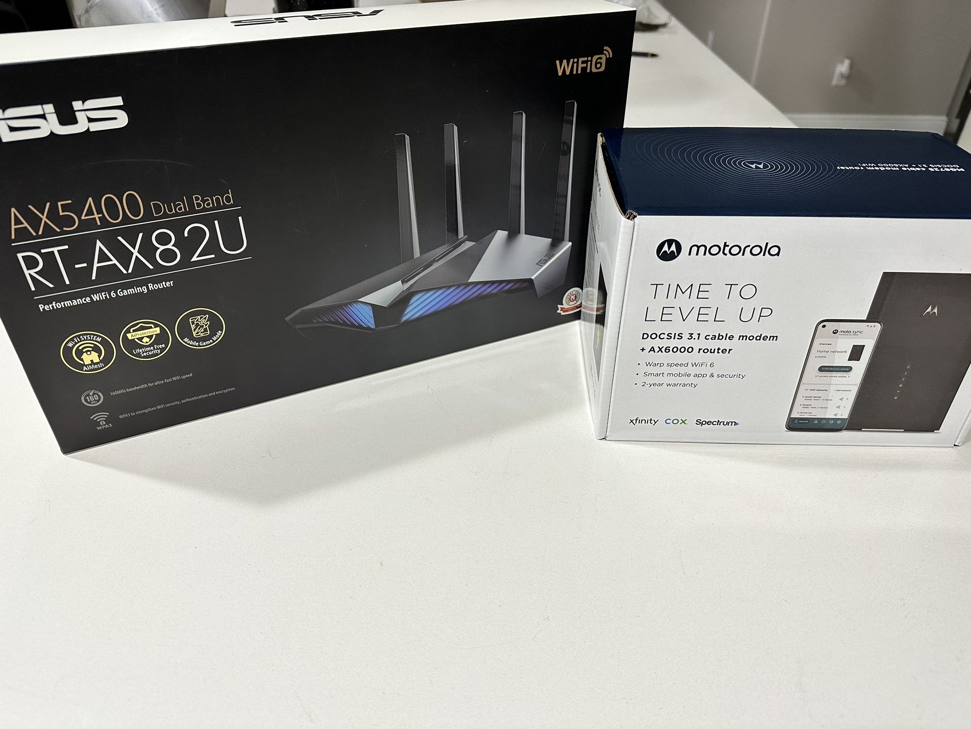 Motorola Modem/Router & Asus Router