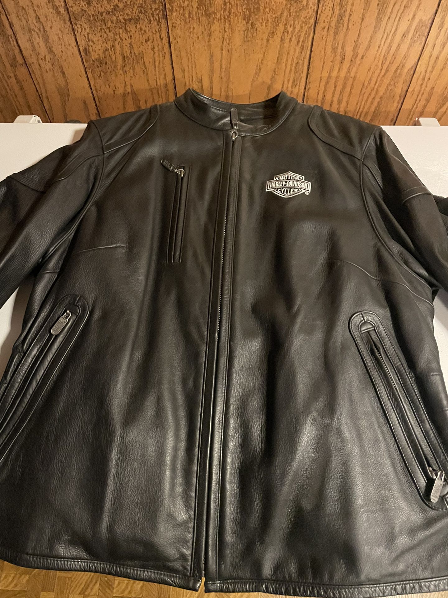 Woman’s Leather Harley Jacket W/liner