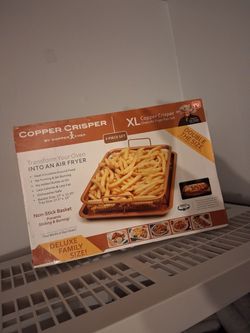Copper Chef XL Copper Crisper Oven Air Fryer Pan Set