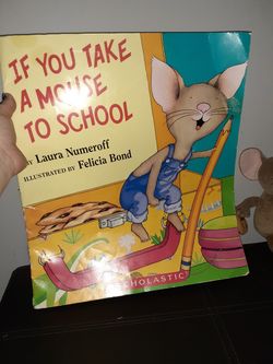 Book with stuffed animal