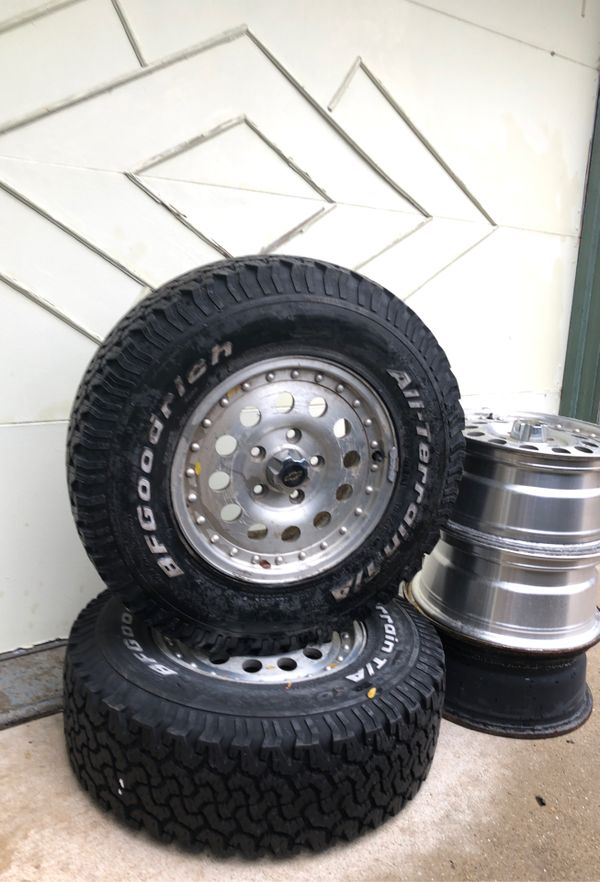 4 New rims &2 Tire sizes LT 235/75R 15 for S10 Blazer for Sale in