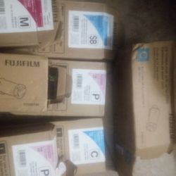 NEW IN BOX FUJIFILM INK 5 DIFFERENT COLORS ALL FOR 150 OBO