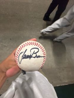 Autographed Baseball with Signature