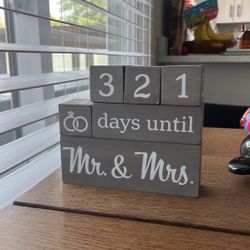 Wedding Countdown Blocks