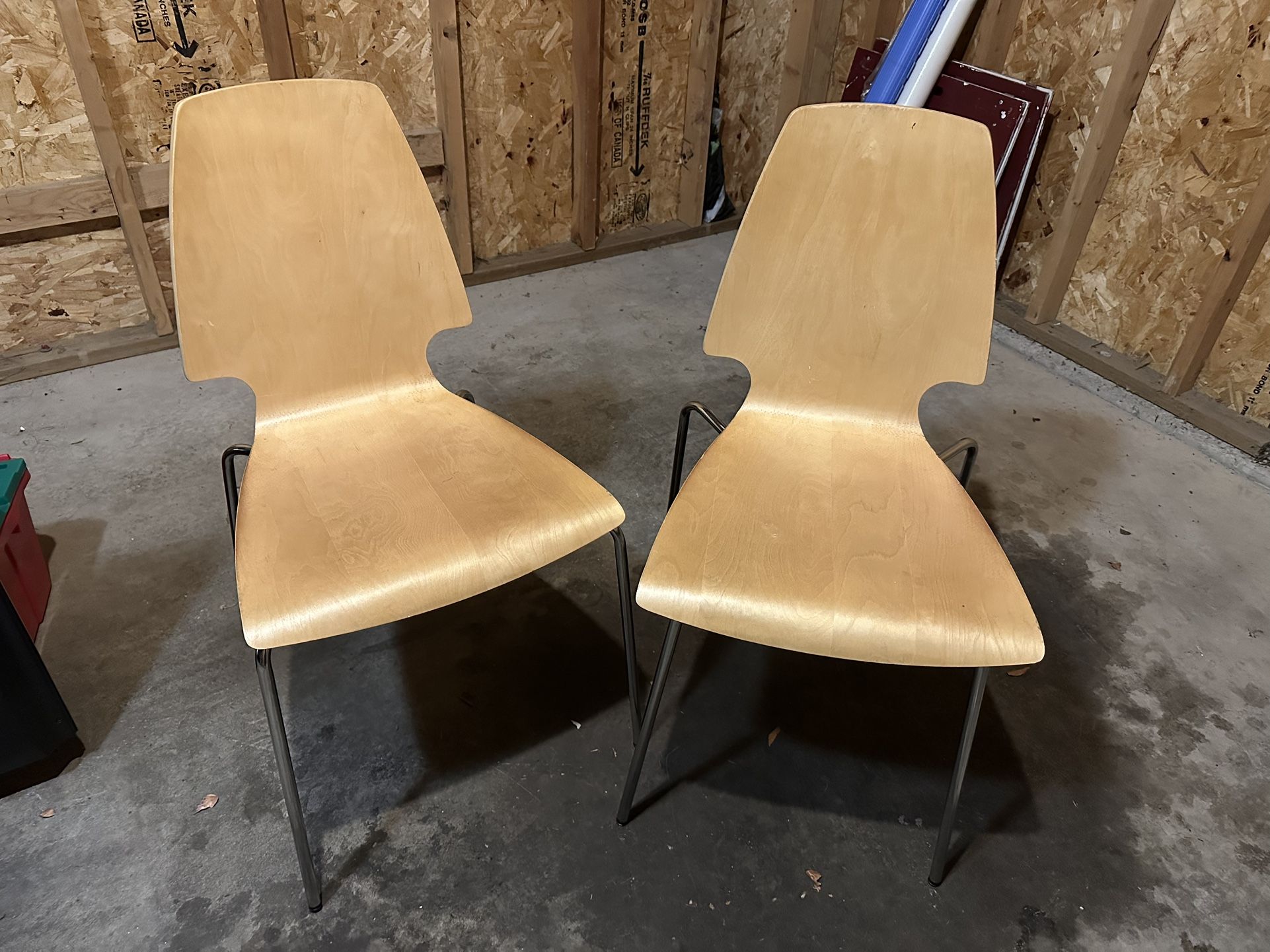 2 IKEA Vilmar Chairs 