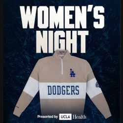 2026 SGA DODGERS WOMEN'S NIGHT SWEATER SIZE XL