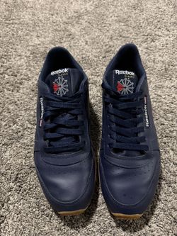 Reebok Classic Leather (Blue , Size 10)