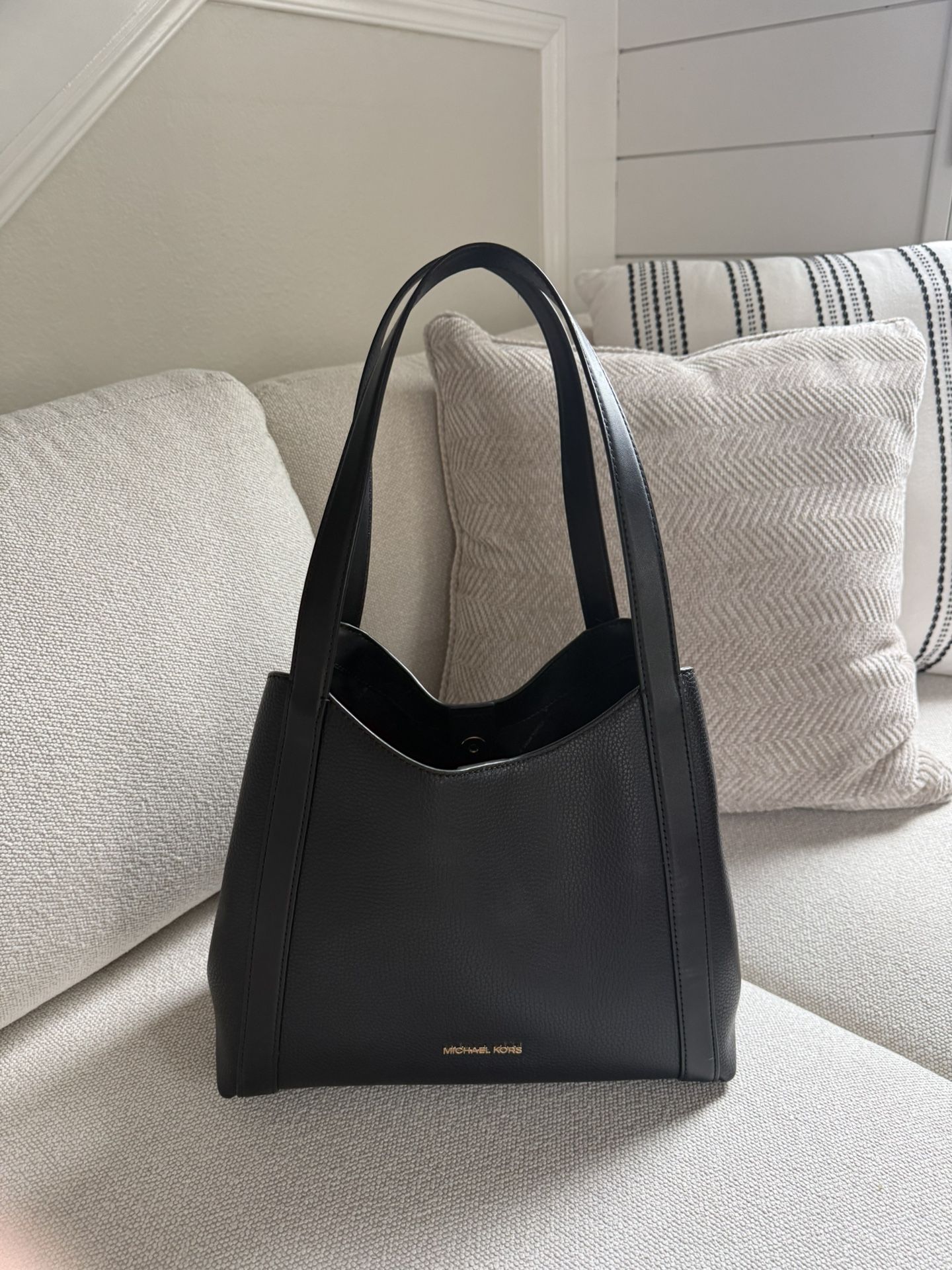 Michael Kors Black Leather Bag