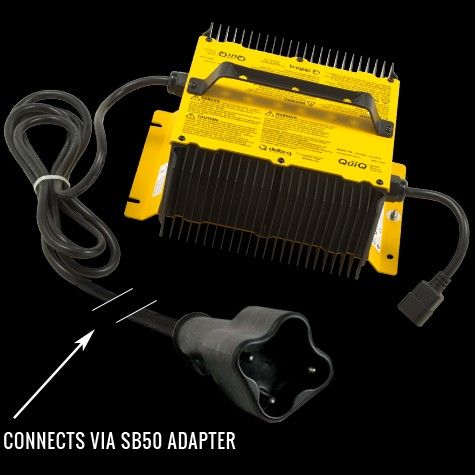 48v Delta-Q Off-Board Charger w/ Yamaha 3-Pin Plug