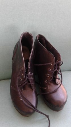 Soda Black Booty Wedges