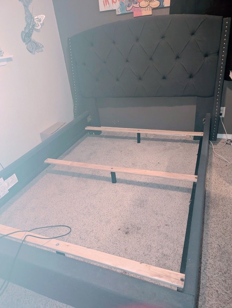 Upholstered Queen Bed Frame