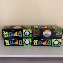 Lot of 4 Brand New Nike MOJO 3-Pack Distance Golf Balls