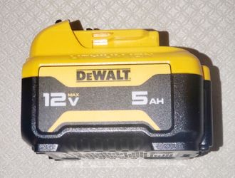 DeWalt 12V MAX 5Ah Lithium-Ion Battery — Brand New, Never Used