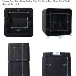 10 Three Inch Bed Risers 