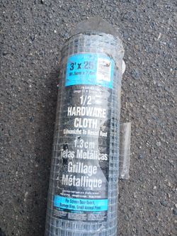 Galvanized hardwire cloth