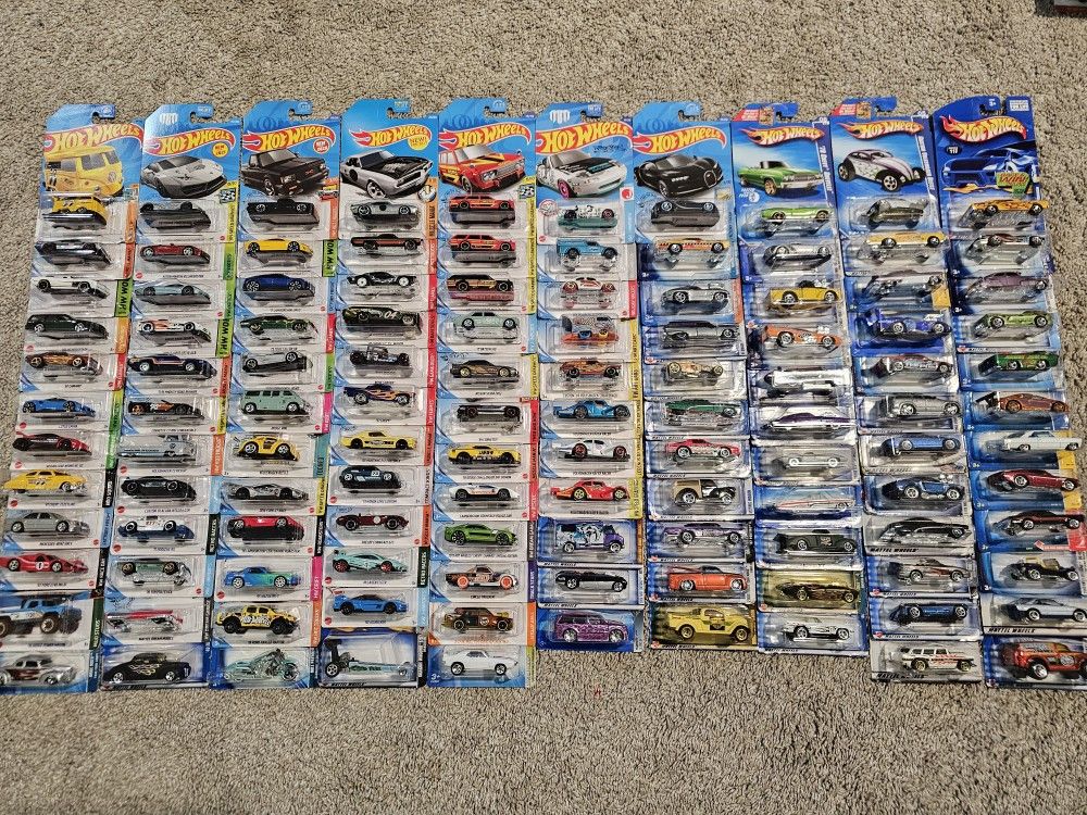 HOT WHEELS Diecast Cars Trucks LOT Treasure Hunt MATTEL Toy Vehicles