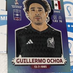 2022 Panini FIFA World Cup Qatar Stickers Guillermo Ochoa MEX3 Mexico U