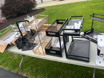 Garage sale happy hour time is happening until dark Blackhawk in Westmont just south of Ogden most items are going to be three dollars or five dollars