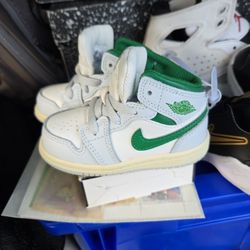 Babies 5c JORDAN 1S Green/white