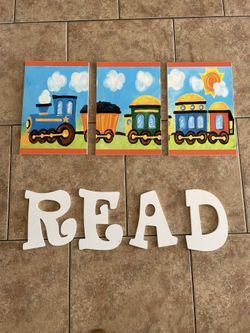 Boy Train Decor