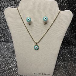 Nice & Bella Turquoise Eye Set