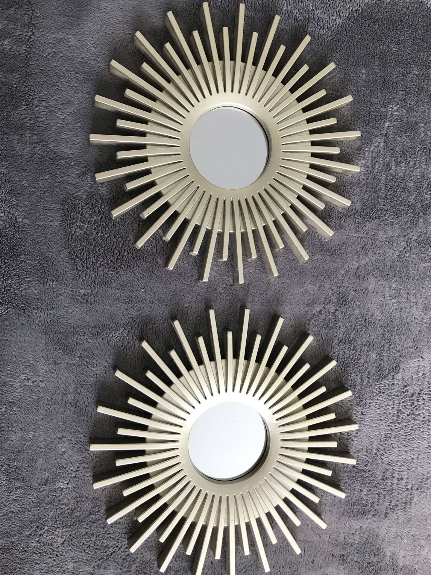 Gold decorative mirrors