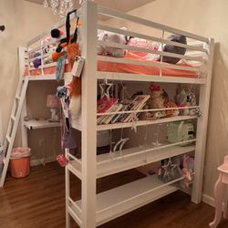 Bunk Bed With Desk Underneath 