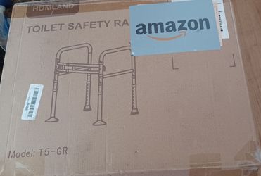 Toilet safety rail