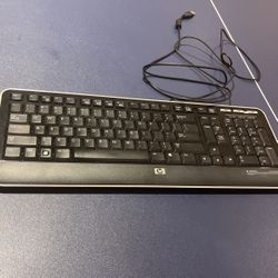 HP USB Keyboard Model HP 5335U Computer Wired Office Gaming Black 03151