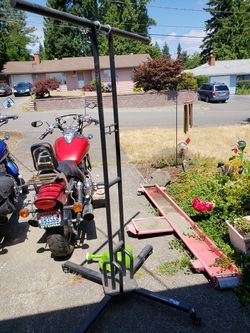 Harbor freight best sale mobile bike storage