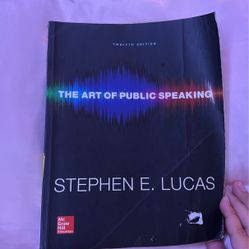 Art of Public Speaking 12th edition