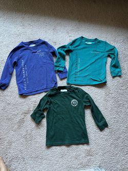 Abercrombie & Fitch Boys Long-Sleeve Shirts bundle ā Size 5/6 (Set of 3)