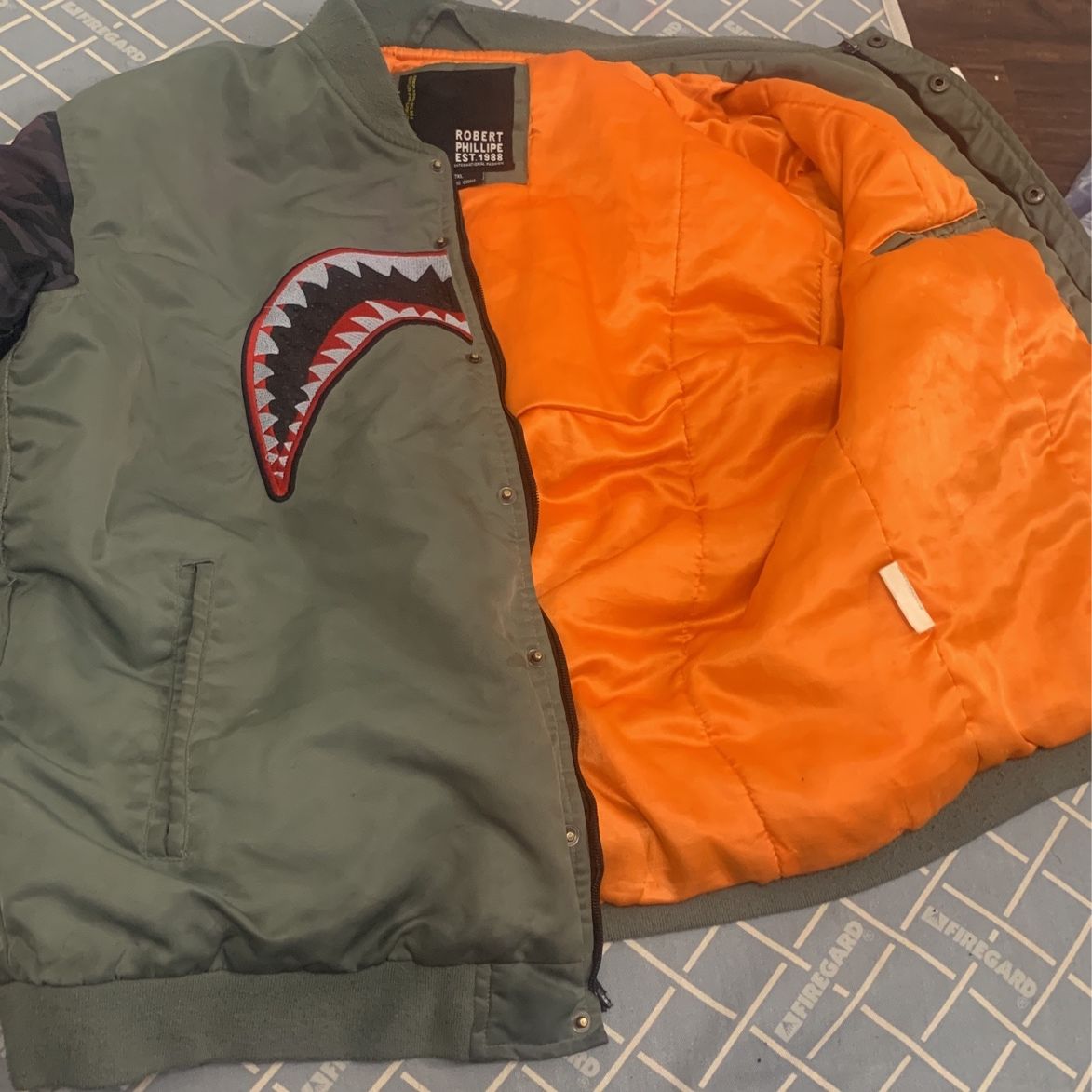 Bape Orange And Green And The Size Is 2XL