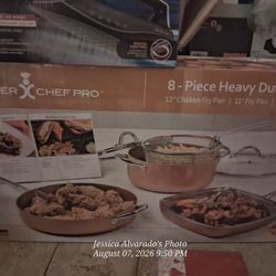 Copper Chef Pro 8pc Cookware Set