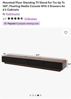 Floating TV Stand