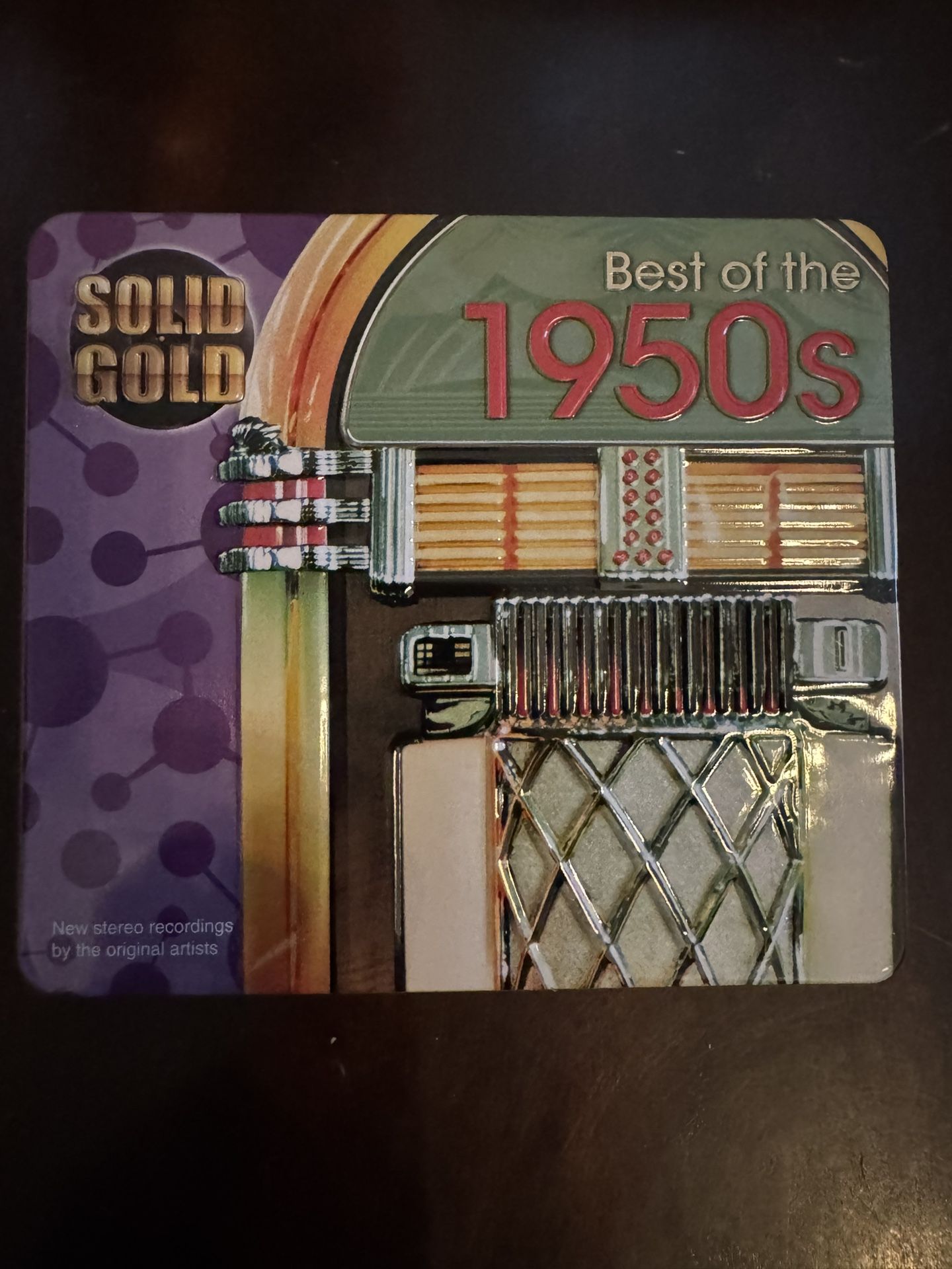 Solid Gold Best of the 1950’s - - Music CD - Collectors Tin