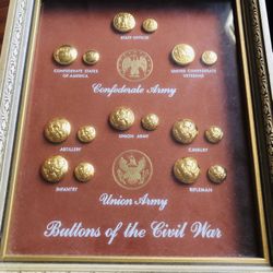 Civil War Replica Button Set 