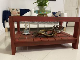 Rustic coffee table $200