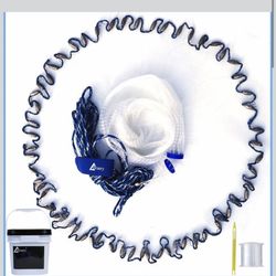 Drasry Saltwater Fishing Cast Net for Bait 3/8 1/4 or 1/2 with Heavy Sinkers Fish Trap Throw Net Size 6ft Radius Freshwater Nets