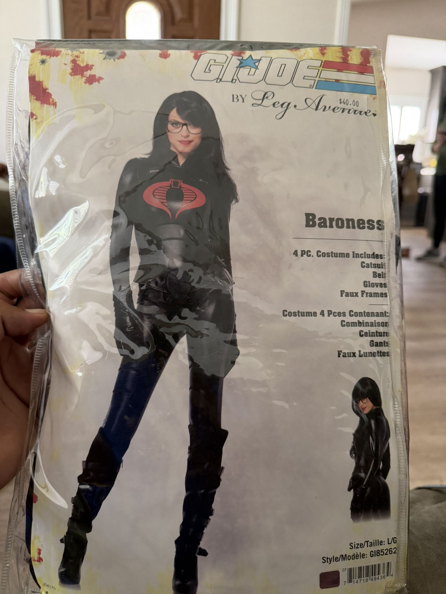 Gi Joe Baroness $40 New Costume