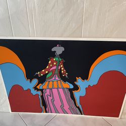 Peter Max Night Of Magic Serigraph 30”x22”
