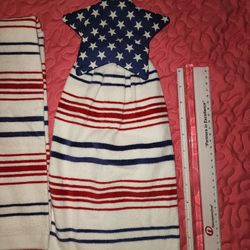 #120 New RWB Patriotic Towel Set