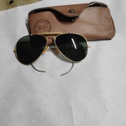 original vintage ray ban aviator sunglasses 