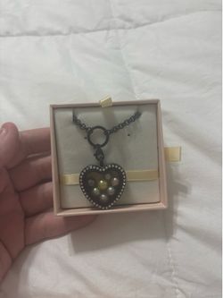 Pearl time necklace with pearls