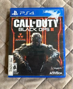 Call of Duty: Black Ops III PS4 Game