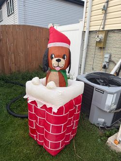 Christmas Inflatable light up check more videos pictures condition ask $20 firm price