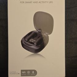 BRAND NEW IN BOX: Wireless
TWS Earphone, Ear Buds,
Rechargeable Case, Great
Clarity